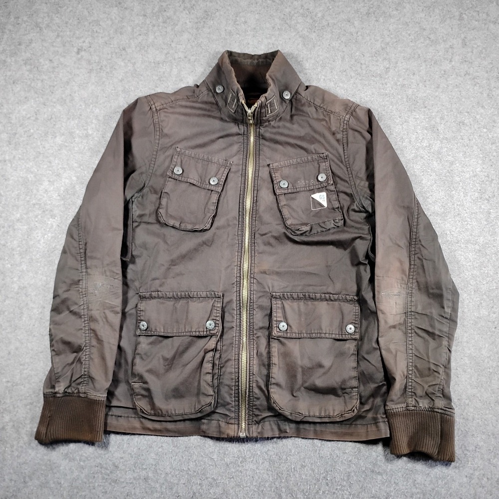 G-Star Raw Mens Artic Non Quilted Overshirt Gray Utility Field Jacket Size S